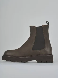 Sale Stivaletti tacco 2cm nabuk testa Donna Stivaletti Tacco Basso