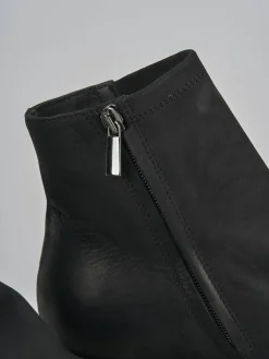 Online Stivaletti tacco 3cm nabuk Donna Stivaletti Tacco Basso