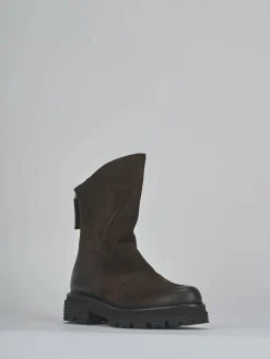 Sale Stivaletti tacco 3cm nabuk testa Donna Stivaletti Tacco Basso