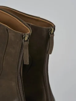 Best Stivaletti tacco 2cm nabuk testa Donna Stivaletti Tacco Basso