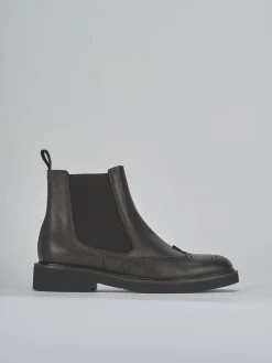 Hot Stivaletti tacco 2cm pelle testa Donna Stivaletti Tacco Basso