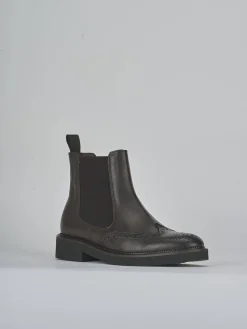 Hot Stivaletti tacco 2cm pelle testa Donna Stivaletti Tacco Basso