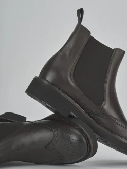 Hot Stivaletti tacco 2cm pelle testa Donna Stivaletti Tacco Basso