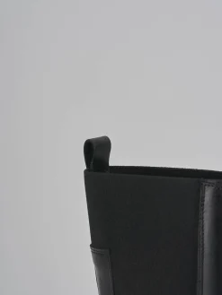 New Stivaletti tacco 5cm pelle Donna Stivaletti Tacco Alto