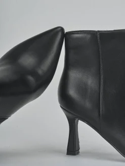 Stivaletti tacco 7cm pelle sostenibile Donna Stivaletti Tacco Alto