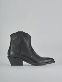 Discount Stivaletti tacco 4cm pelle Donna Stivaletti Tacco Basso