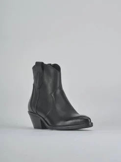 Discount Stivaletti tacco 4cm pelle Donna Stivaletti Tacco Basso