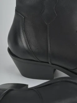 Discount Stivaletti tacco 4cm pelle Donna Stivaletti Tacco Basso