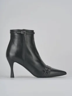 New Stivaletti tacco 6cm pelle Donna Stivaletti Tacco Alto