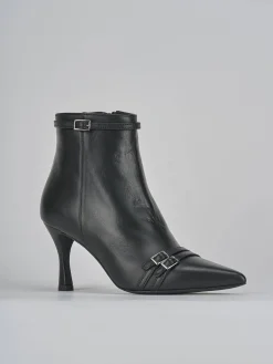 New Stivaletti tacco 6cm pelle Donna Stivaletti Tacco Alto