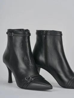 New Stivaletti tacco 6cm pelle Donna Stivaletti Tacco Alto