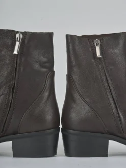 Clearance Stivaletti tacco 3cm pelle testa Donna Stivaletti Tacco Basso