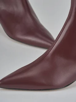 Sale Stivaletti tacco 5cm pelle bordo' Donna Stivaletti Tacco Alto