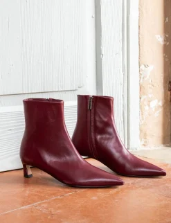 Sale Stivaletti tacco 5cm pelle bordo' Donna Stivaletti Tacco Alto