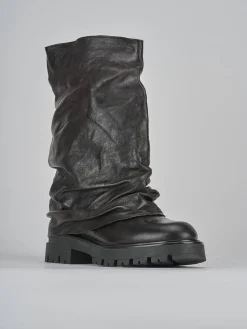 Online Stivaletti tacco 3cm pelle testa Donna Stivaletti Tacco Basso