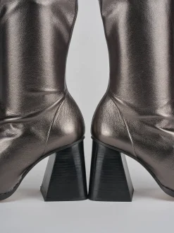 Best Stivaletti tacco 7cm pelle Donna Stivaletti Tacco Alto