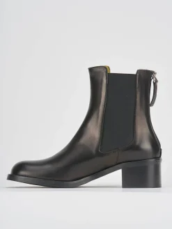 New Stivaletti tacco 5cm pelle Donna Stivaletti Tacco Alto