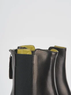 New Stivaletti tacco 5cm pelle Donna Stivaletti Tacco Alto