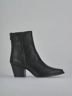 Clearance Stivaletti tacco 5cm pelle Donna Stivaletti Tacco Alto