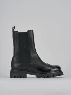 Outlet Stivaletti tacco 2cm pelle Donna Stivaletti Tacco Basso