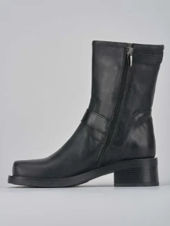 Clearance Stivaletti tacco 4cm pelle Donna Stivaletti Tacco Basso