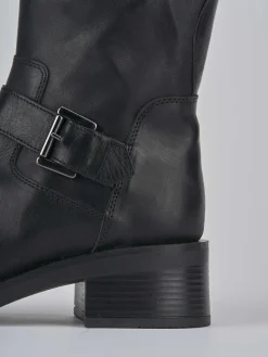 Clearance Stivaletti tacco 4cm pelle Donna Stivaletti Tacco Basso