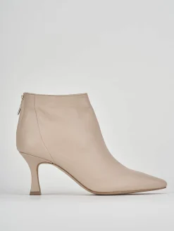 Stivaletti tacco 7cm pelle Donna Stivaletti Tacco Alto