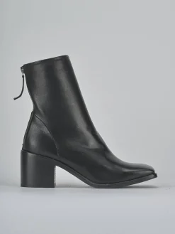 Outlet Stivaletti tacco 6cm pelle Donna Stivaletti Tacco Alto