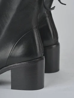 Outlet Stivaletti tacco 6cm pelle Donna Stivaletti Tacco Alto