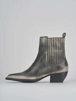 Clearance Stivaletti tacco 3cm pelle Donna Stivaletti Tacco Basso