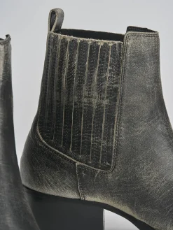 Clearance Stivaletti tacco 3cm pelle Donna Stivaletti Tacco Basso