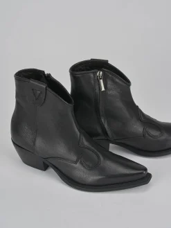 Discount Stivaletti tacco 2cm pelle Donna Stivaletti Tacco Basso