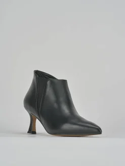 New Stivaletti tacco 5cm pelle Donna Stivaletti Tacco Alto