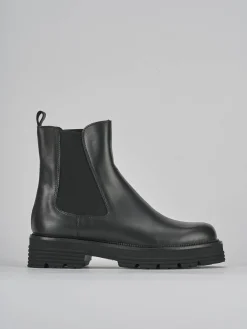 New Stivaletti tacco 2cm pelle Donna Stivaletti Tacco Basso