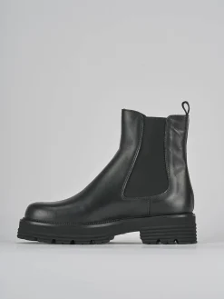 New Stivaletti tacco 2cm pelle Donna Stivaletti Tacco Basso