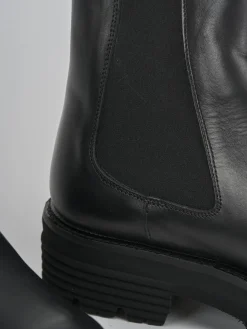 New Stivaletti tacco 2cm pelle Donna Stivaletti Tacco Basso