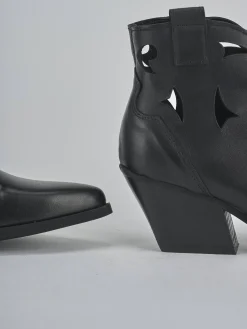 Stivaletti tacco 6cm pelle Donna Stivaletti Tacco Alto