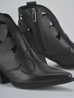 Stivaletti tacco 6cm pelle Donna Stivaletti Tacco Alto