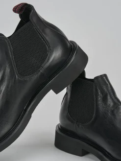 Stivaletti tacco 2cm pelle Donna Stivaletti Tacco Basso