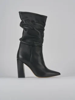 Stivaletti tacco 9cm pelle Donna Stivaletti Tacco Alto