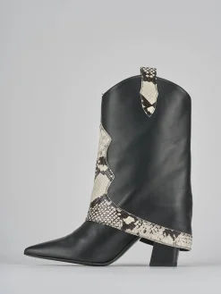 Hot Stivaletti tacco 8cm pelle Donna Stivaletti Tacco Alto