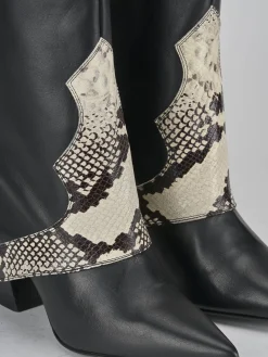 Hot Stivaletti tacco 8cm pelle Donna Stivaletti Tacco Alto