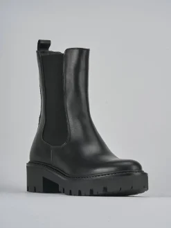 Discount Stivaletti tacco 3cm pelle Donna Stivaletti Tacco Basso