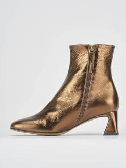 Outlet Stivaletti tacco 5cm pelle Donna Stivaletti Tacco Alto