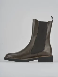 Clearance Stivaletti tacco 2cm pelle testa Donna Stivaletti Tacco Basso