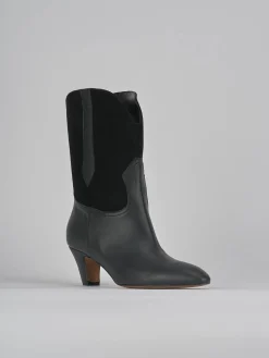 Stivaletti tacco 5cm pelle Donna Stivaletti Tacco Alto