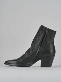 Stivaletti tacco 7cm pelle Donna Stivaletti Tacco Alto