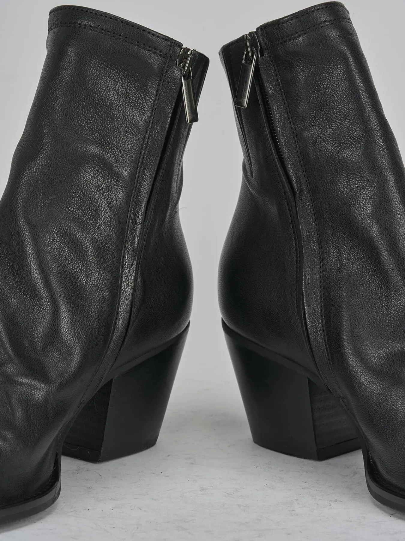 Stivaletti tacco 7cm pelle Donna Stivaletti Tacco Alto