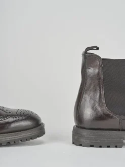 Discount Stivaletti tacco 1cm pelle testa Uomo Stivaletti