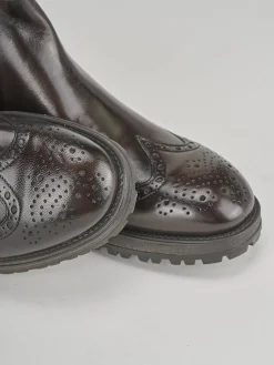 Discount Stivaletti tacco 1cm pelle testa Uomo Stivaletti